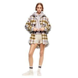 zara check shacket